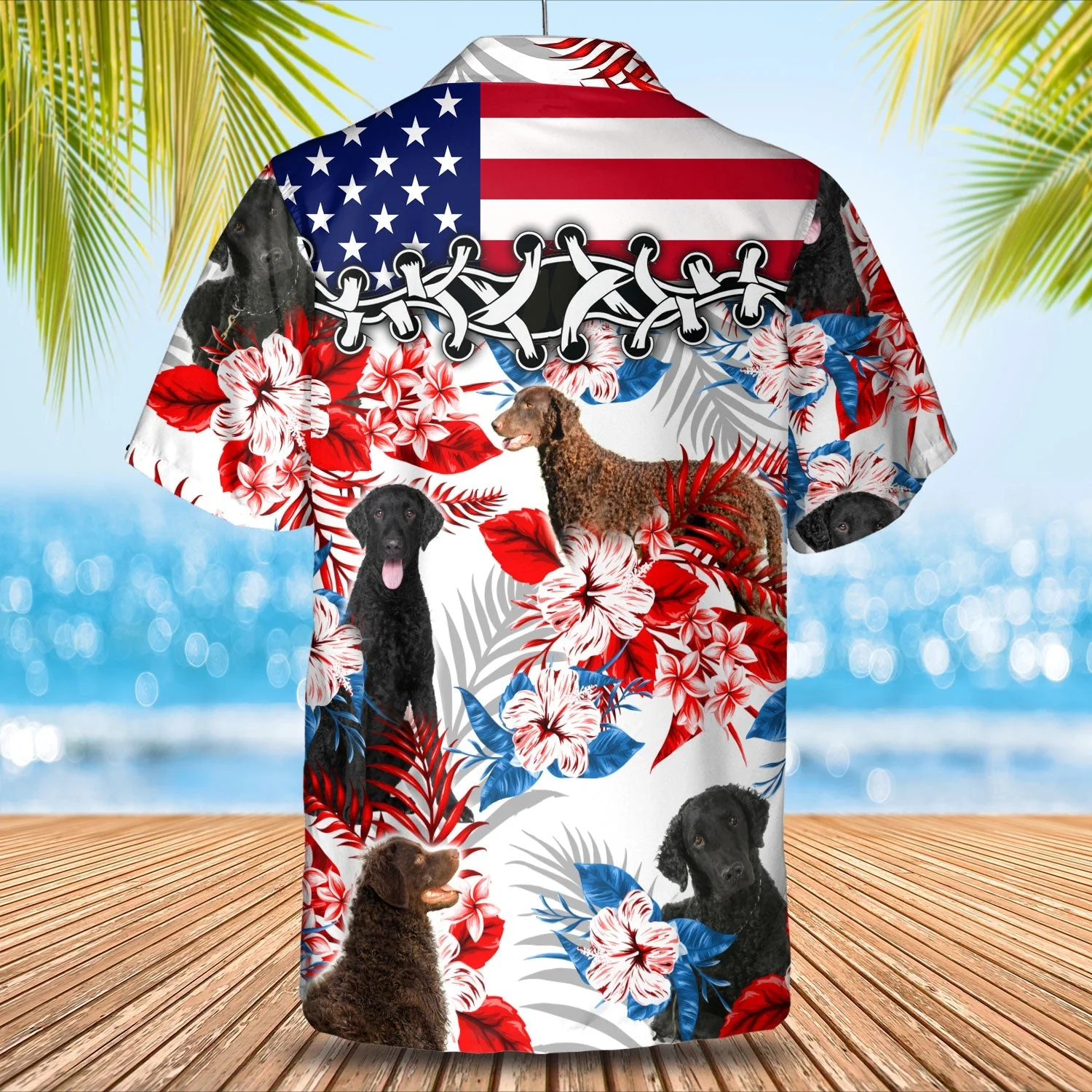 Curly-Coated Retriever Trendy Hawaiian Shirt – Summer Aloha Shirt, Trendy Hawaiian Shirt For Men And Women