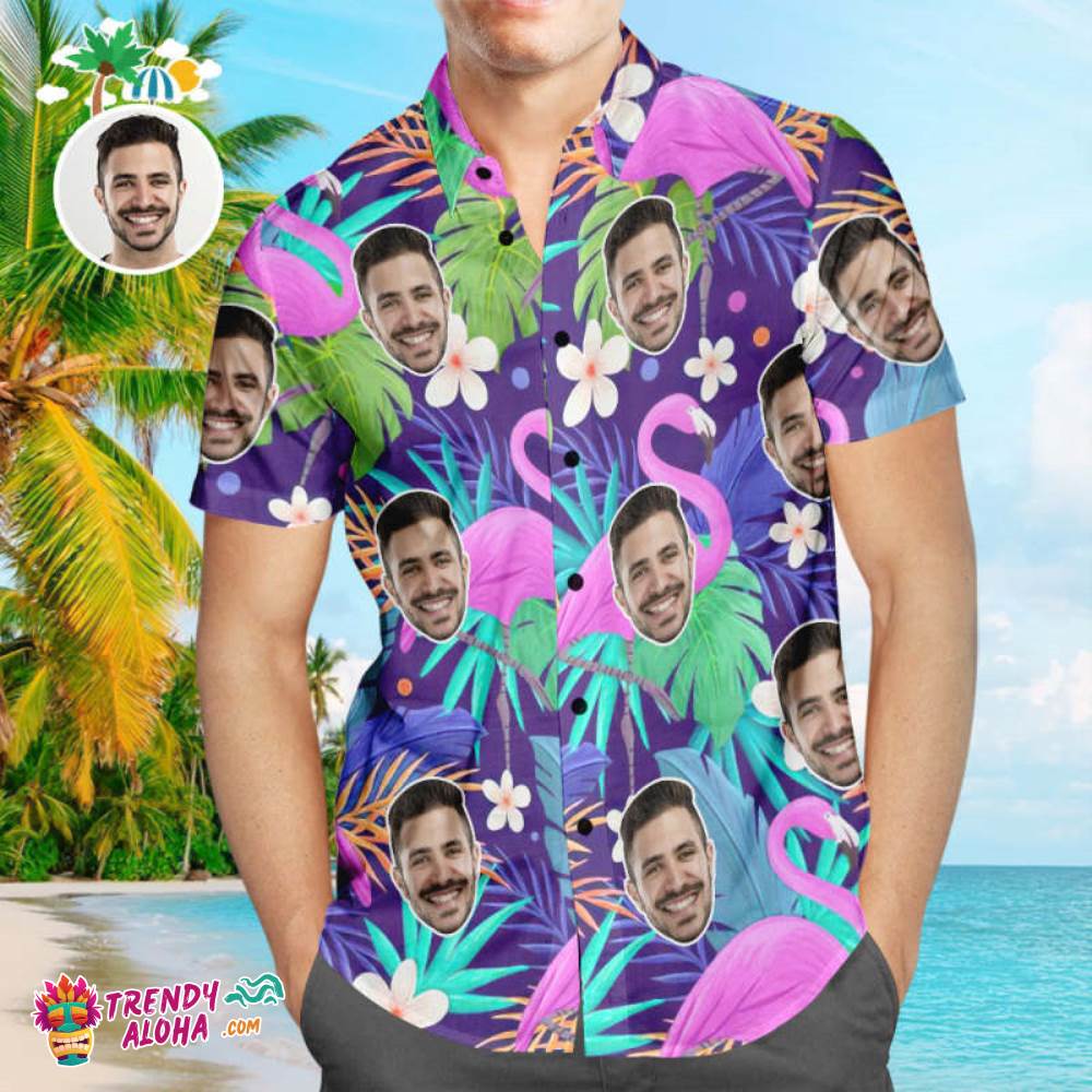 Custom Face Hawaiian Shirt Trendy Aloha