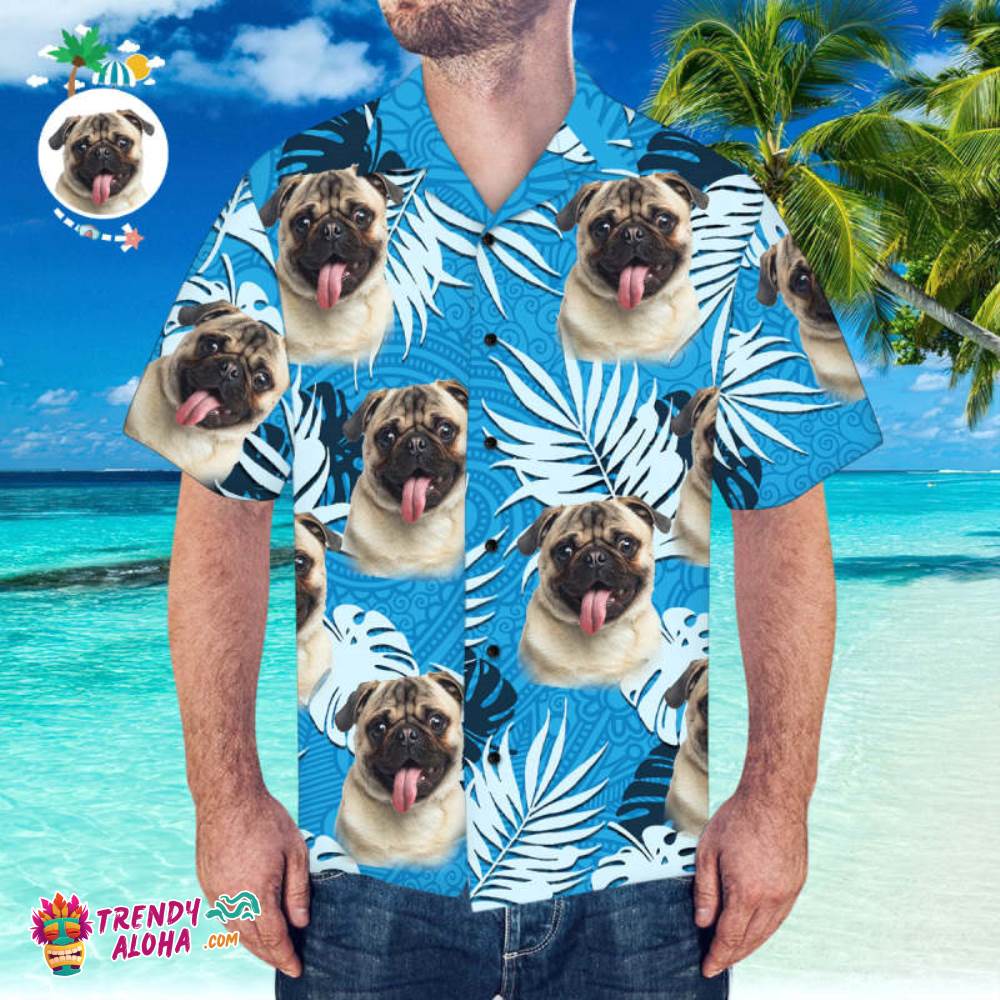 Custom Face Trendy Aloha Hawaiian Shirt Personalized Trendy Aloha Hawaiian Shirt Summer Beach Trendy Aloha Hawaiian Shirt