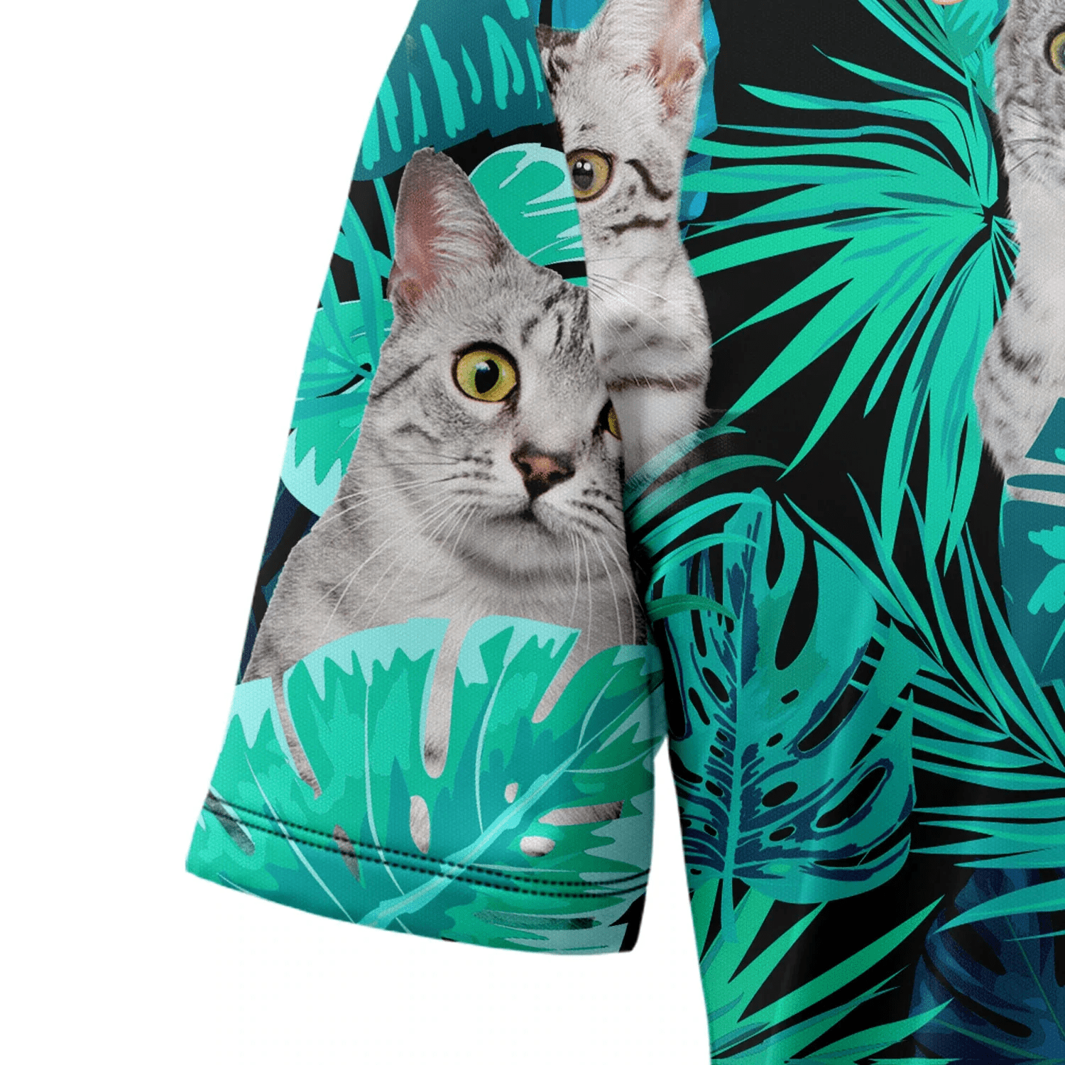 Custom Photo Cat Tropical Trendy Hawaiian Shirt, Summer Trendy Hawaiian Shirts For Men, Women Aloha Beach Shirt