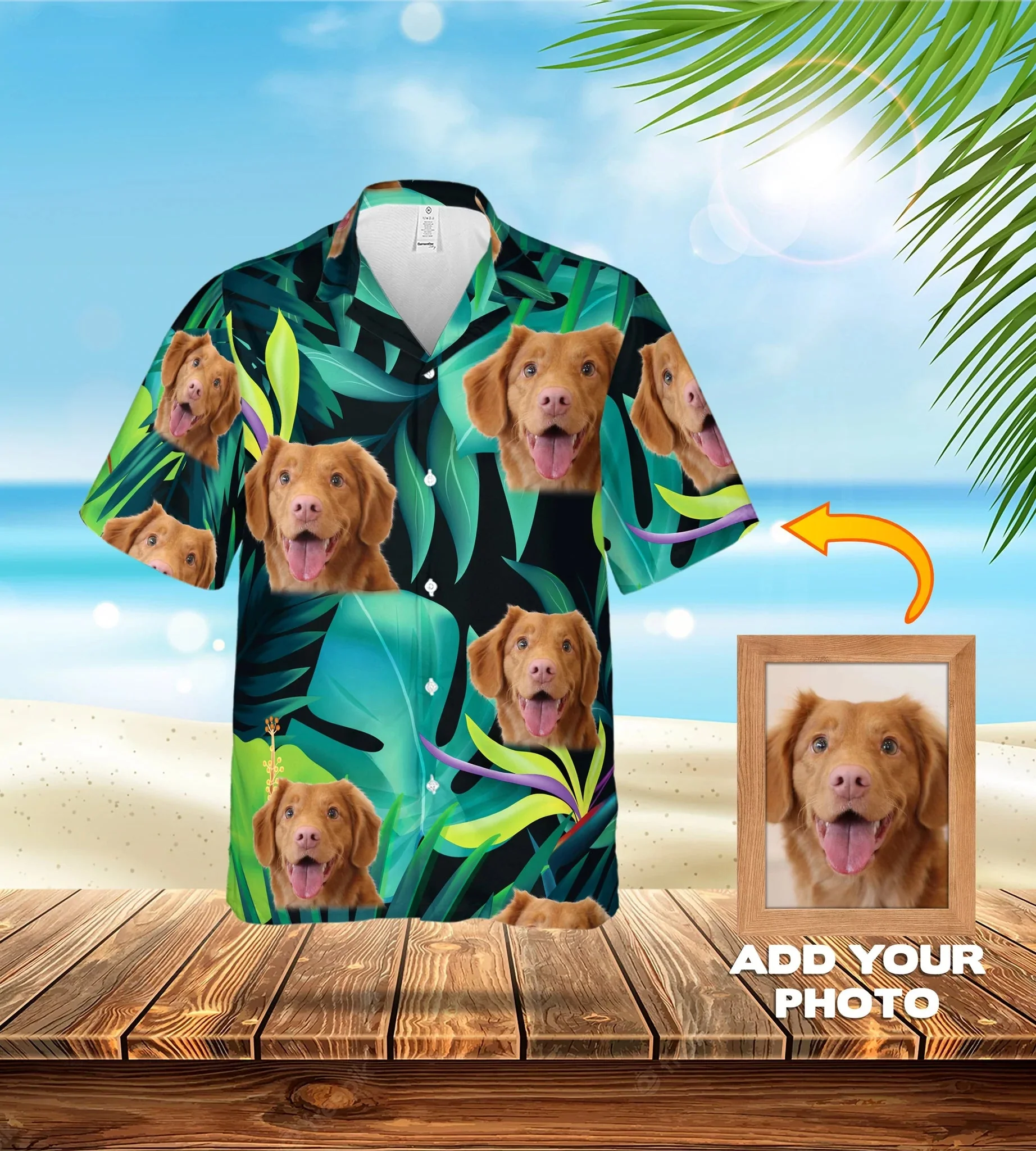 Custom Photo Dog Verdant Green Hawwaii Shirt, Dog Flowers Pattern Short-Sleeve Trendy Hawaiian Shirt, Hawaii Shirt For Men And Women Custom Photo Dog Verdant Green Hawwaii Shirt, Dog Flowers Pattern Short-Sleeve Trendy Hawaiian Shirt, Hawaii Shirt For Men And Women