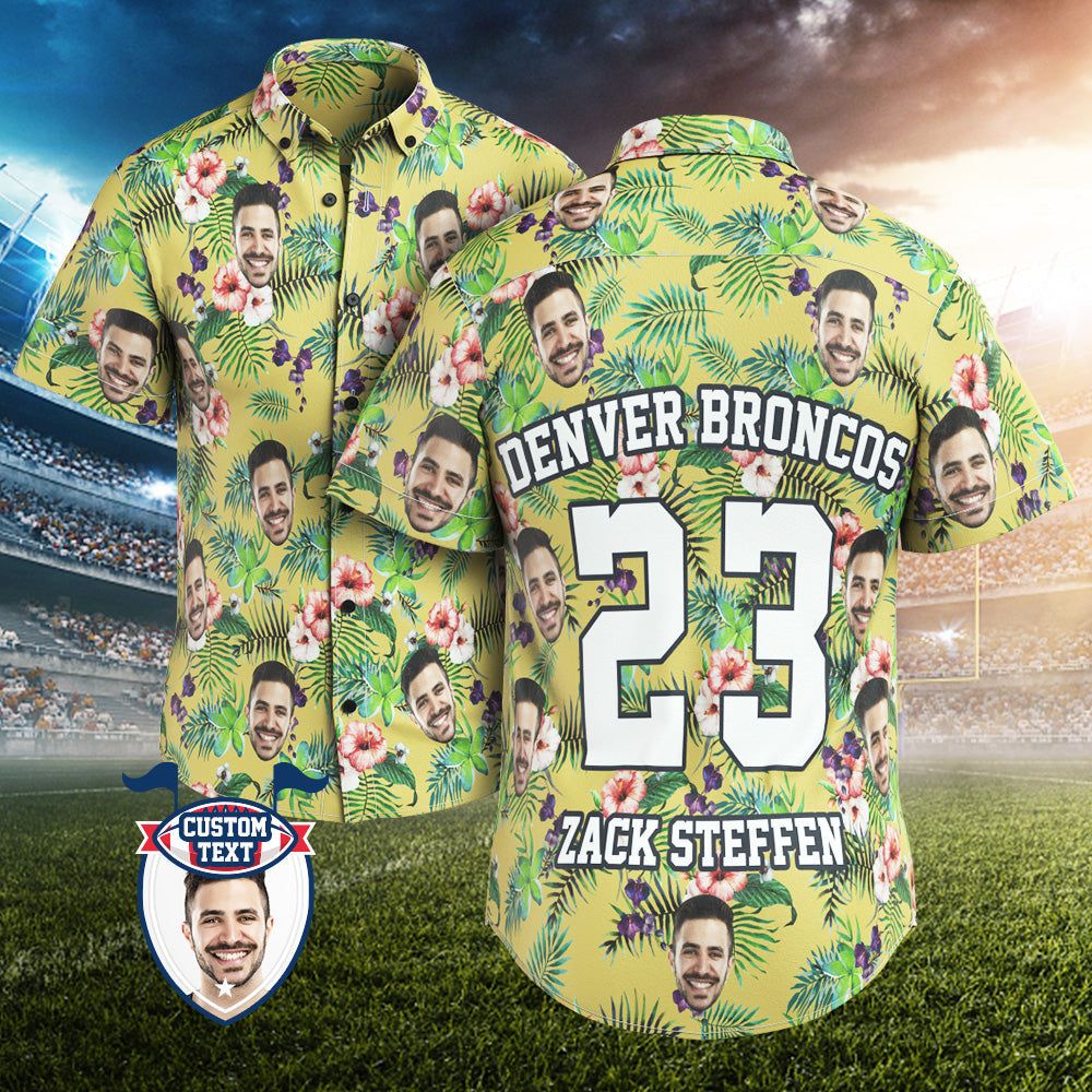 Custom Printed Hawaiian Shirt For Fans Personalized Face And Text Hawaiian Shirt Gift For Fans – Leaves & Flowers Custom Printed Hawaiian Shirt For Fans Personalized Face And Text Hawaiian Shirt Gift For Fans – Leaves & Flowers