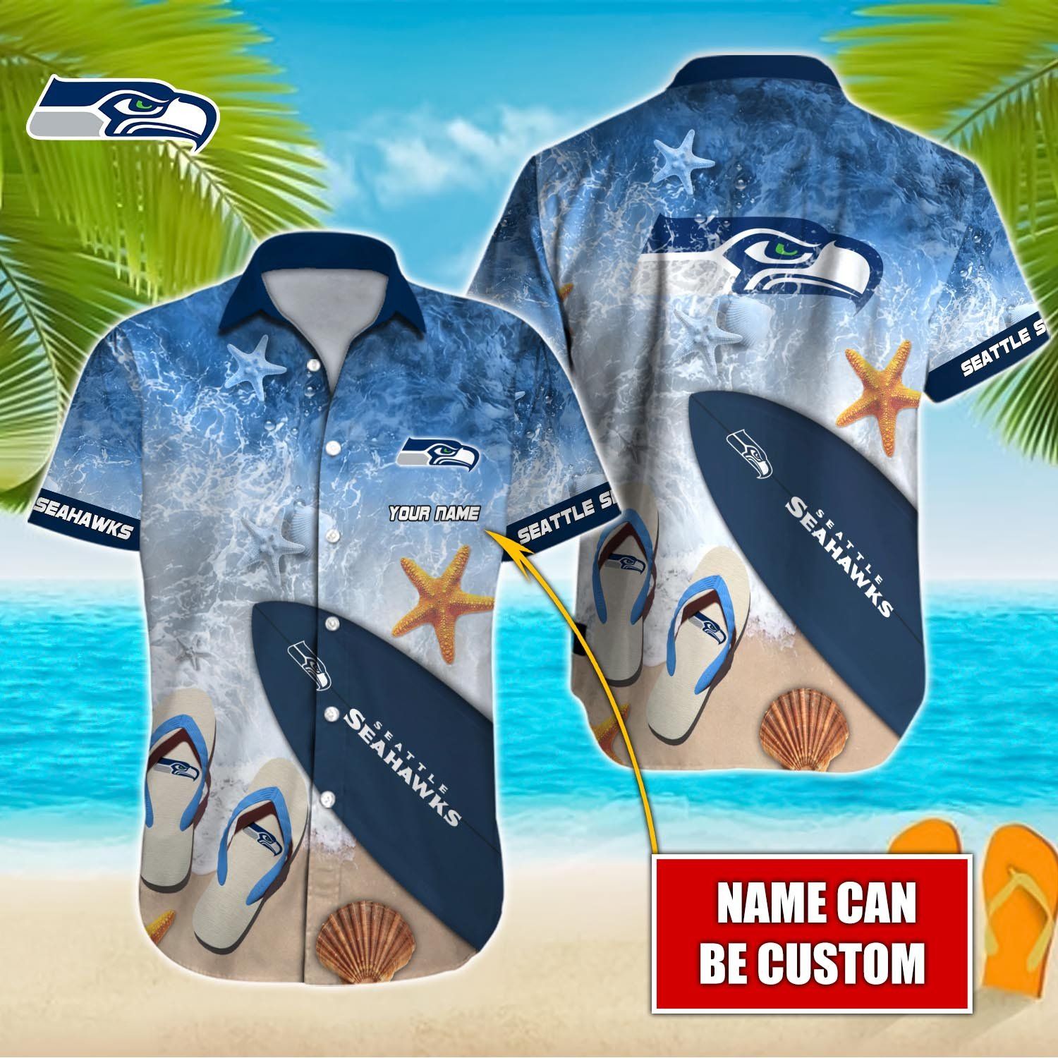 Custom Seattle Seahawks Odyssey in Hawaiian Threads