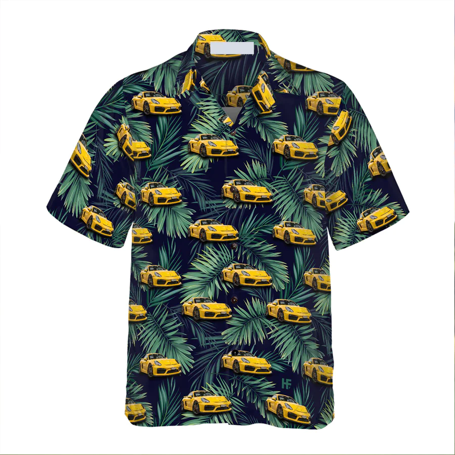 Custom Tropical Car Trendy Hawaiian Shirt, Summer Gift Trendy Hawaiian Shirt For Men Custom Tropical Car Trendy Hawaiian Shirt, Summer Gift Trendy Hawaiian Shirt For Men