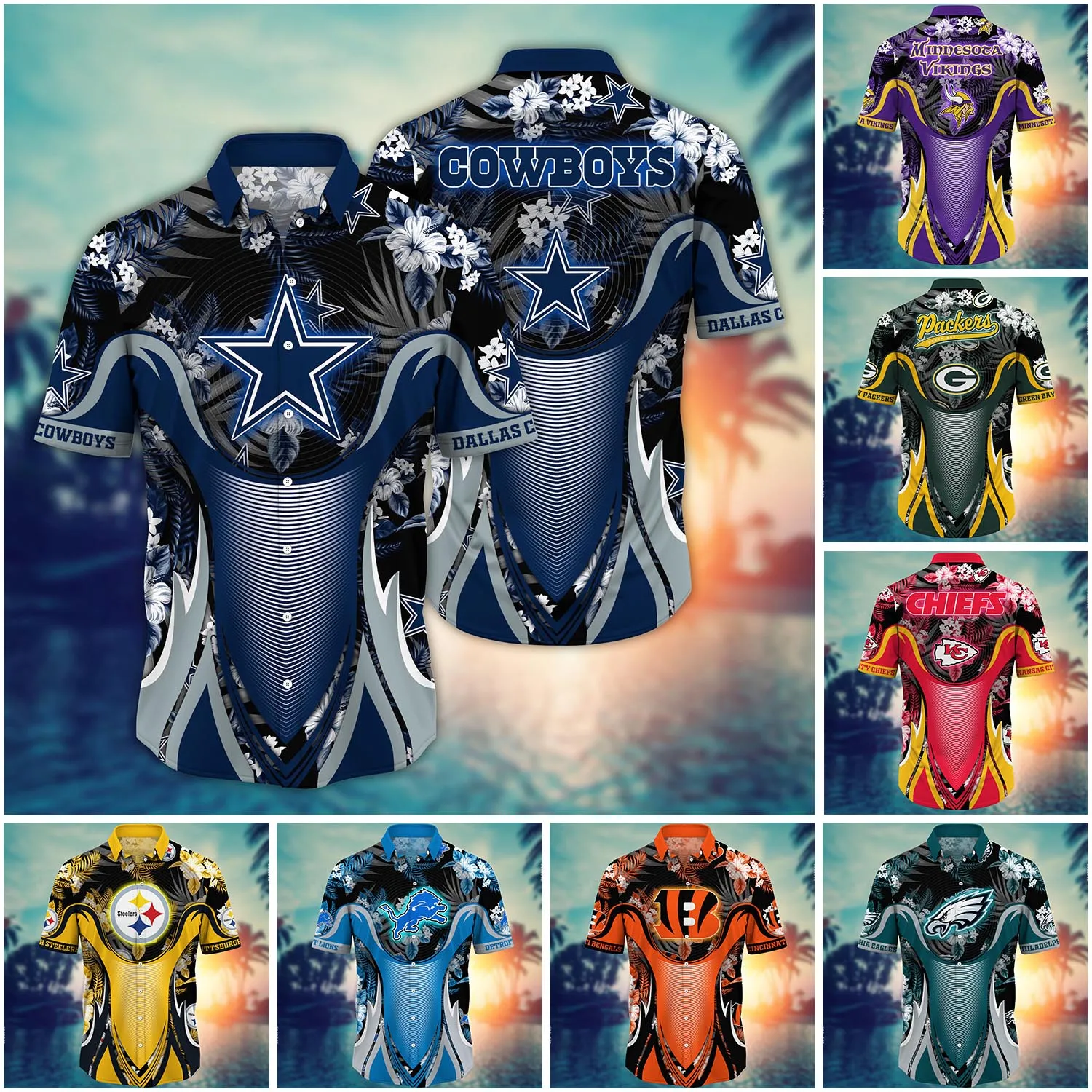 Customize Flower MLB Hawaii Shirt And Tshirt For Fans Music Festivals Aloha Shirt