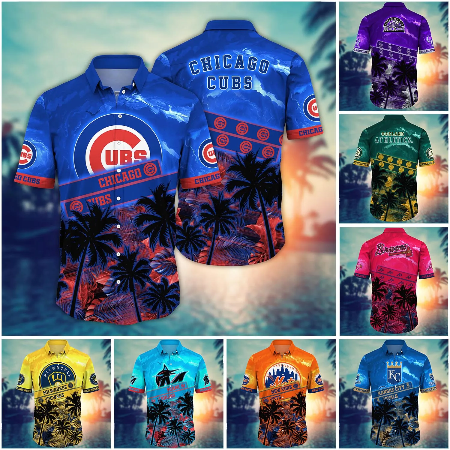 Customize Flower MLB Hawaii Shirt And Tshirt For Fans Sunbathe Aloha Shirt Customize Flower MLB Hawaii Shirt And Tshirt For Fans Sunbathe Aloha Shirt
