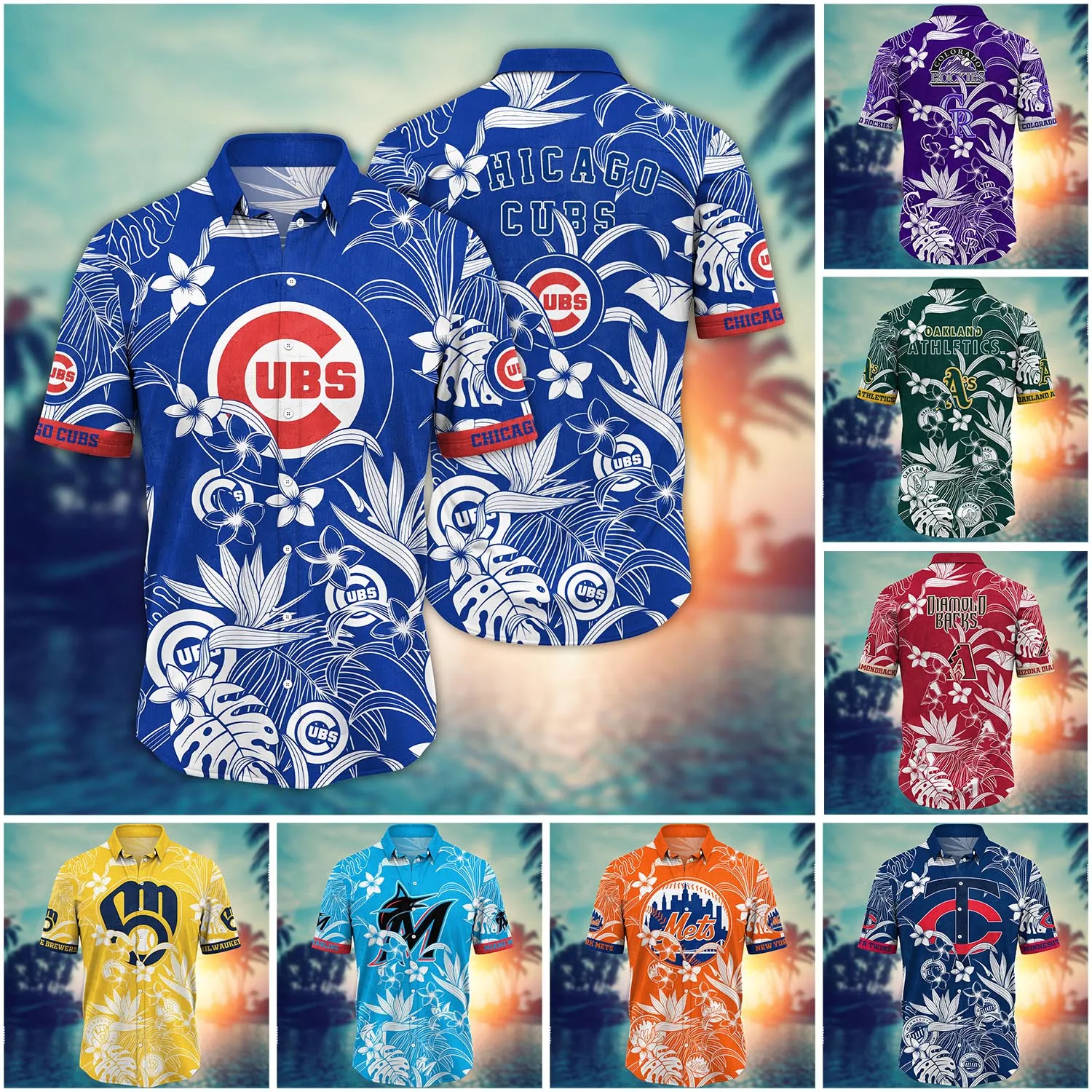 Customize Hawaiian Shirt Sunsetstime Aloha Shirt