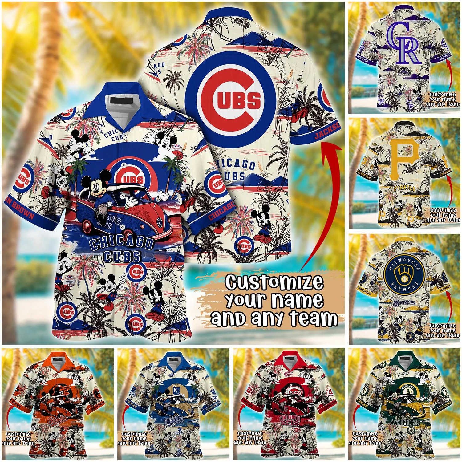 Customize MLB Hawaiian Shirt Trending For This Summer Customize Shirt Any Team