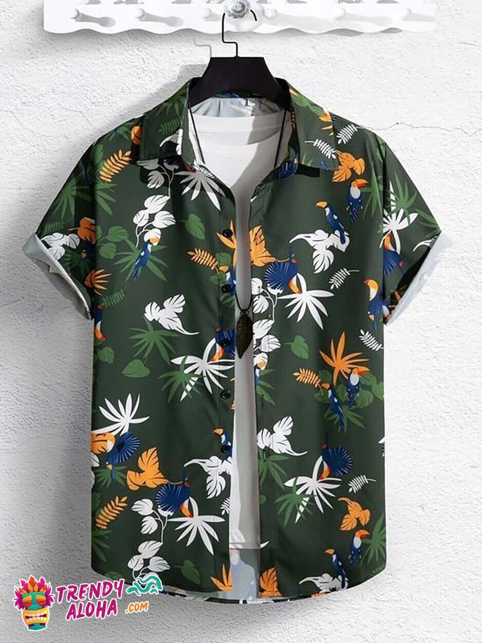 Customized Family Face Hawaiian Vacation Shirt Father’s Day Gift