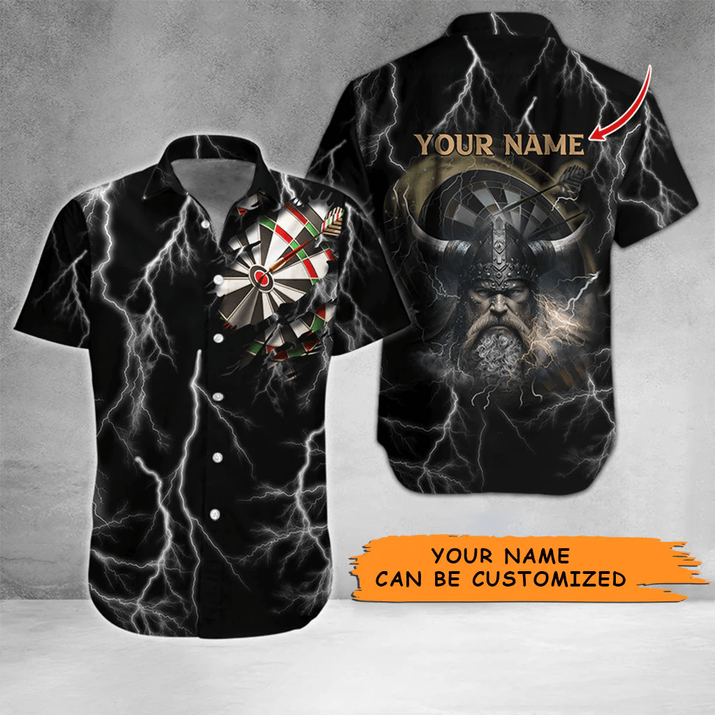 Customized Name Darts Trendy Hawaiian Shirt, Personalized Name Darts And Viking Trendy Hawaiian Shirts – Gift For Darts Lovers Customized Name Darts Trendy Hawaiian Shirt, Personalized Name Darts And Viking Trendy Hawaiian Shirts – Gift For Darts Lovers