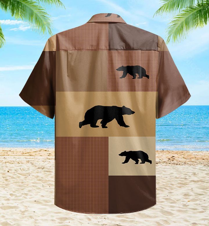 Cute Bear Brown Trendy Hawaiian Shirt 3D Summer Gifts