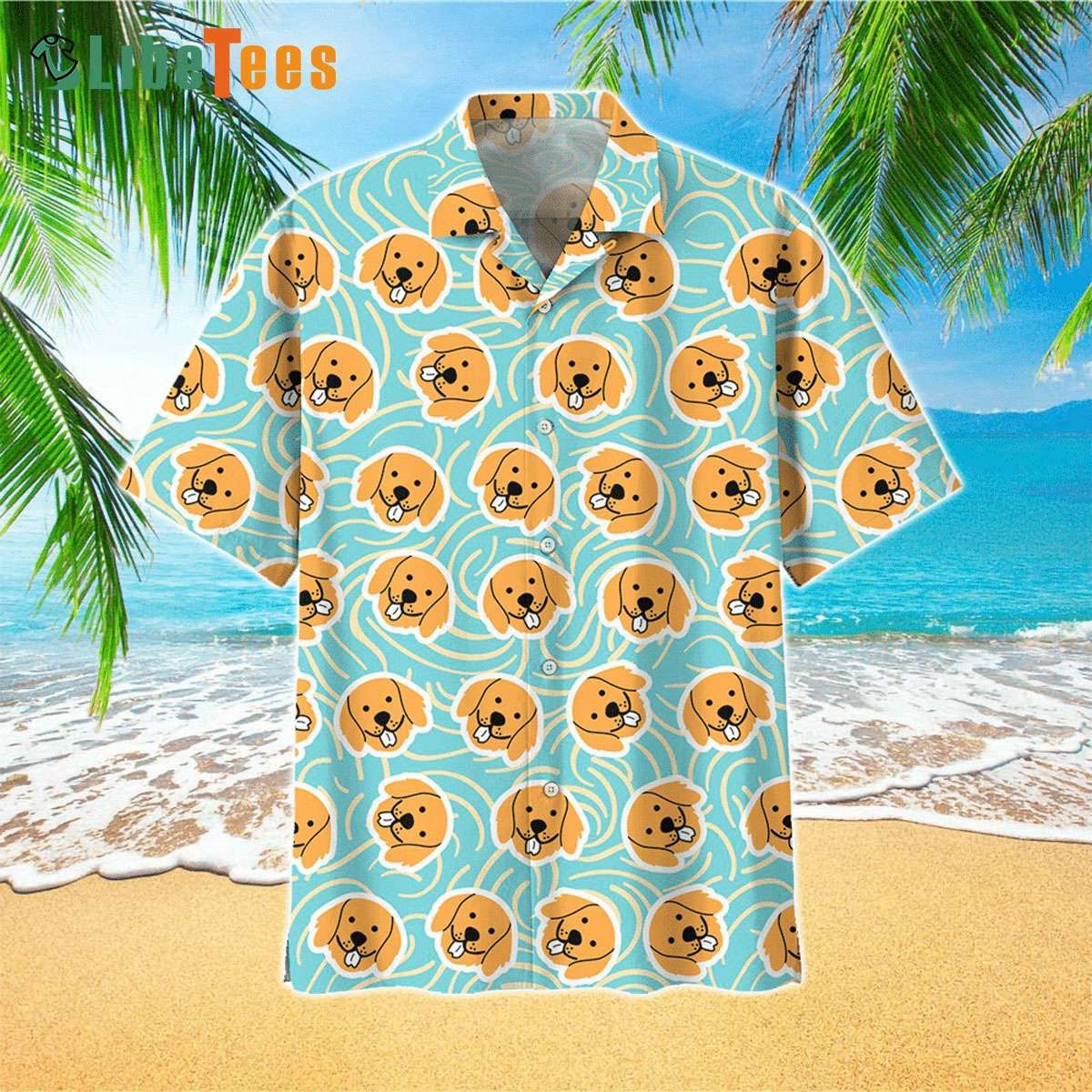Cute Catoon Dog Hawaiian Shirt Perfect Gifts For Your Loved Ones