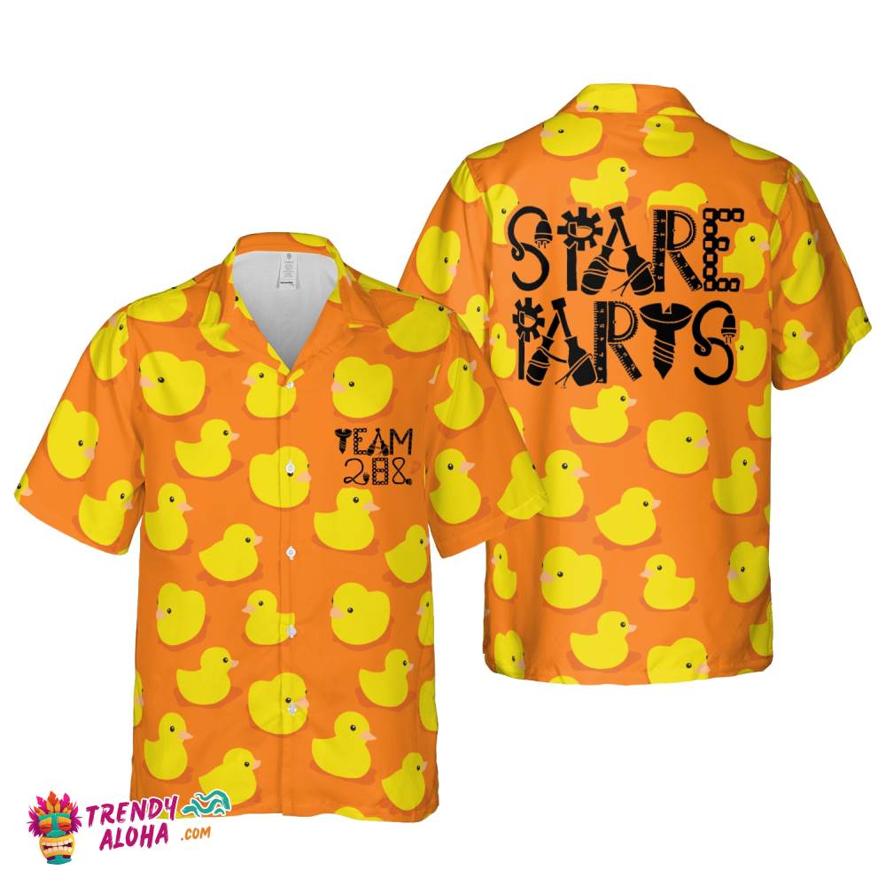 Cute Duck Pattern Hawaiian Shirt