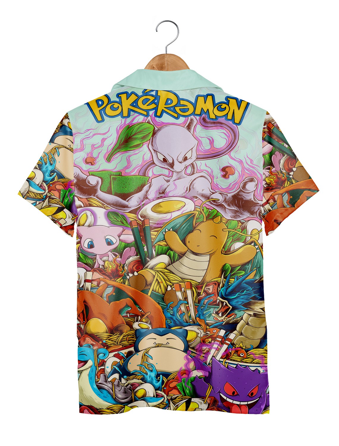 Cute Funny Pokemon Hawaiian Shirt Anime Inspiration