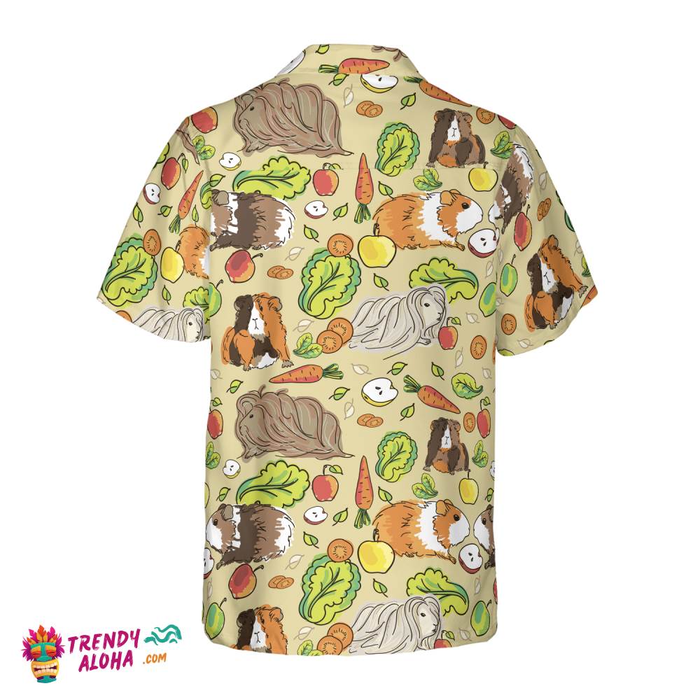 Cute Guinea Pig Shirt For Men Hawaiian Shirt
