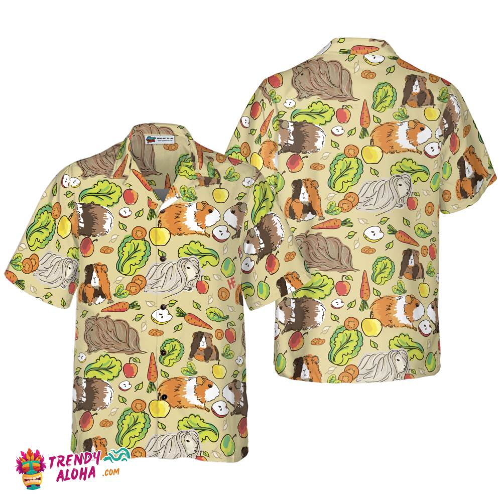 Cute Guinea Pig Shirt For Men Hawaiian Shirt Cute Guinea Pig Shirt For Men Hawaiian Shirt