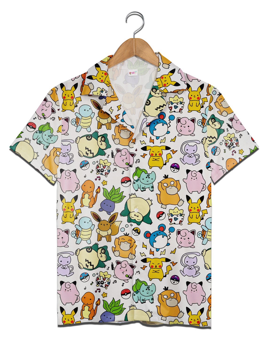 Cute Pokemon Characters Hawaiian Shirt Hawaii Aloha Shirt
