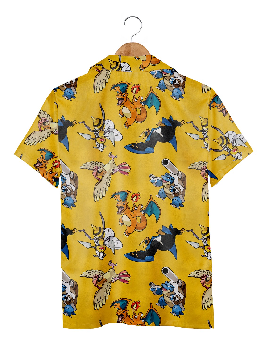 Cute Pokemon Pattern Hawaiian Shirt Summer Vacation Tropical Family Aloha Shirt