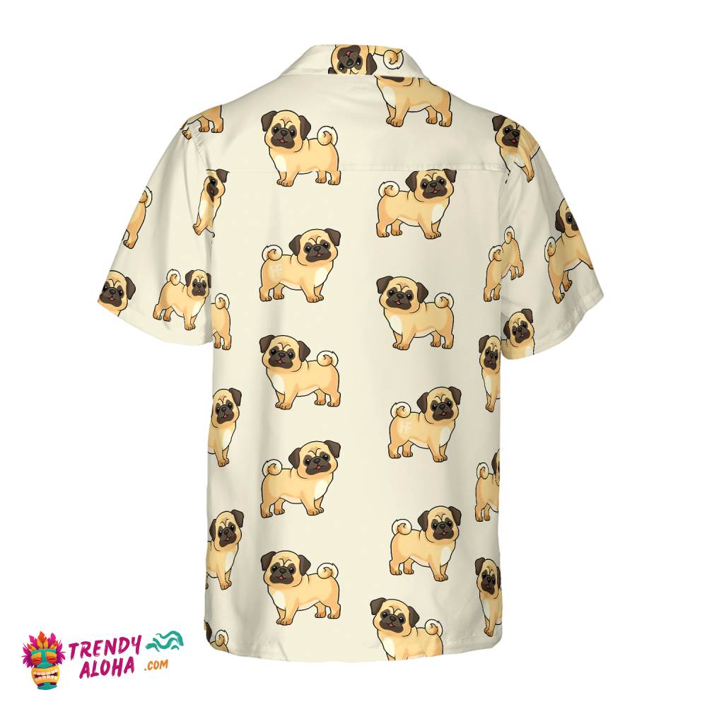 Cute Pugs For You Hawaiian Shirt