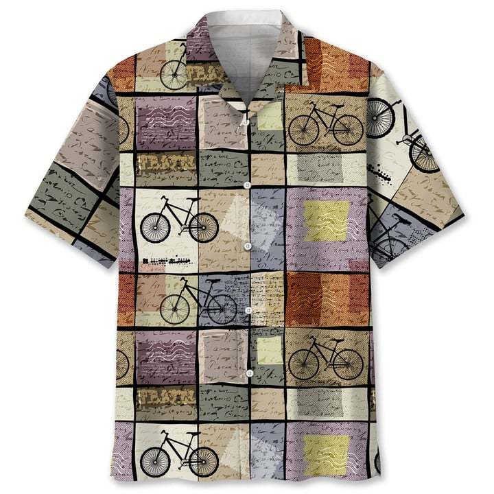 Cycling Retro Travel Hawaii Shirt