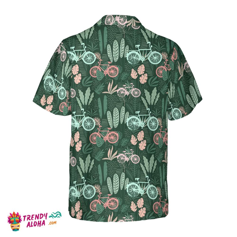 Cycling Tropical Hawaiian Shirt
