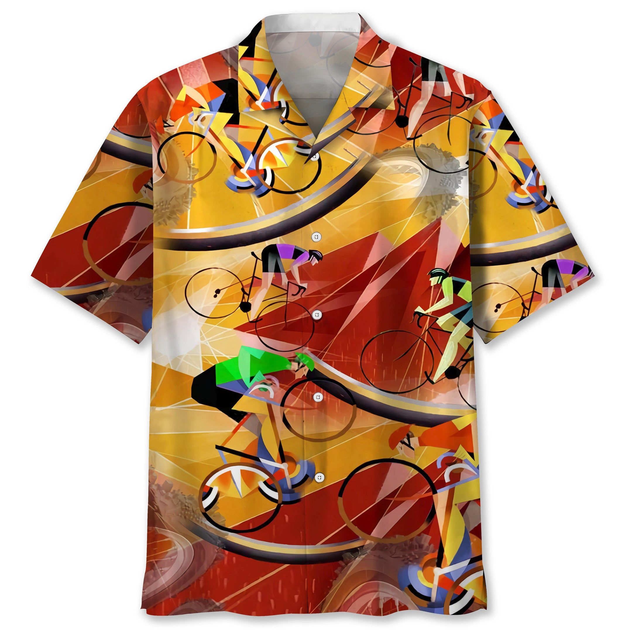 Cycling Vintage Trendy Hawaiian Shirt
