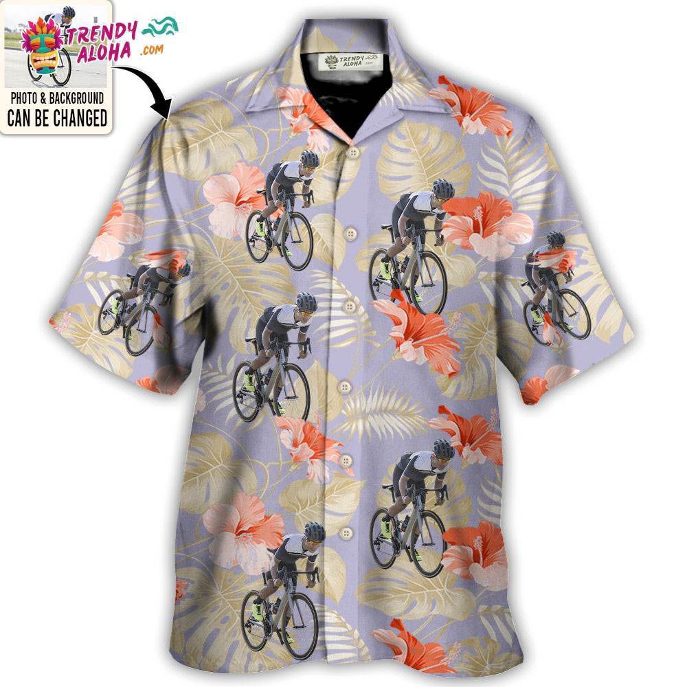 Cycling You Want Tropical Style Custom Photo – Hawaiian Shirt – Personalized Photo Gifts Hawaiian Shirt – Trendy Aloha Cycling You Want Tropical Style Custom Photo – Hawaiian Shirt – Personalized Photo Gifts Hawaiian Shirt – Trendy Aloha