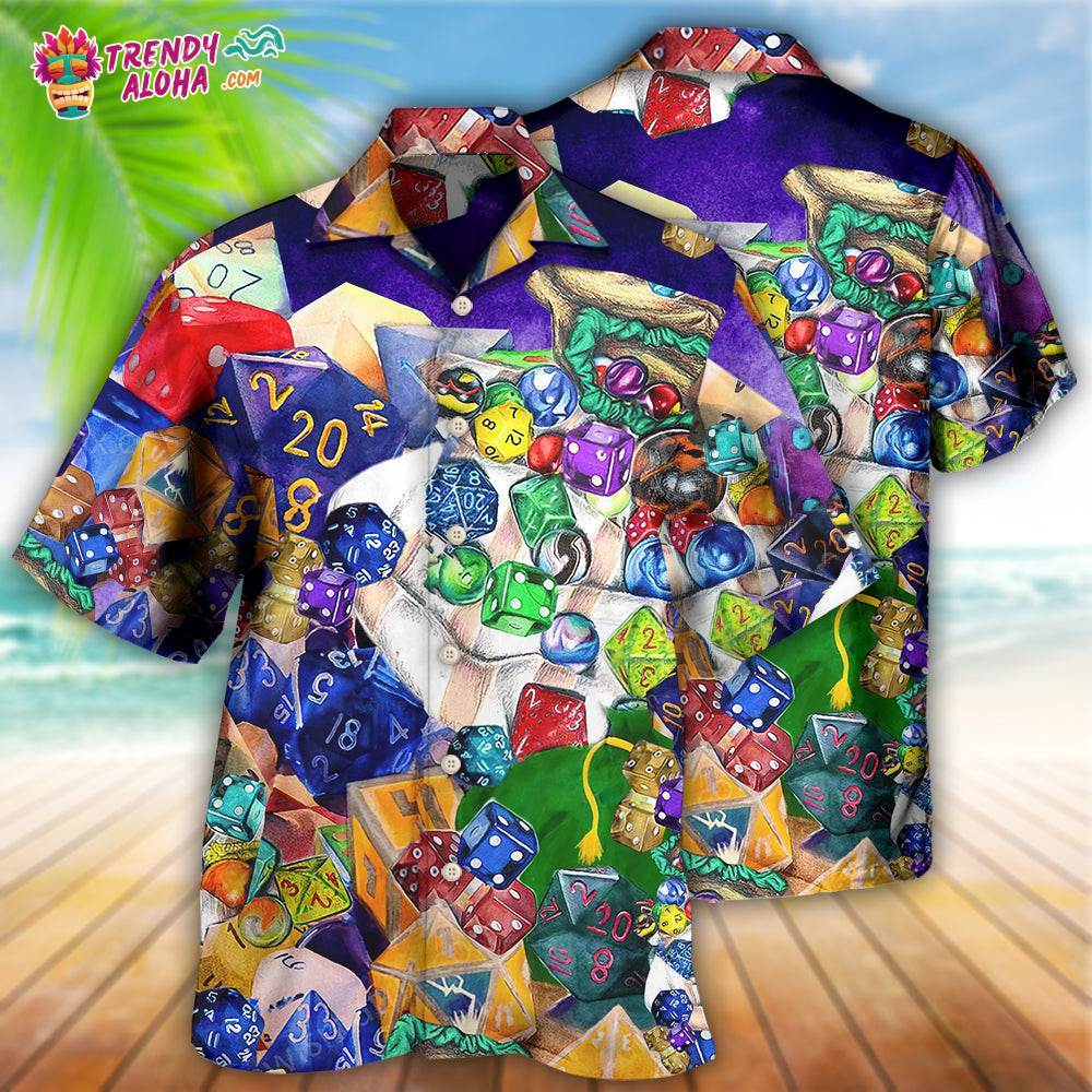 D20 Always Examine The Dice Hawaiian Shirt – Trendy Aloha