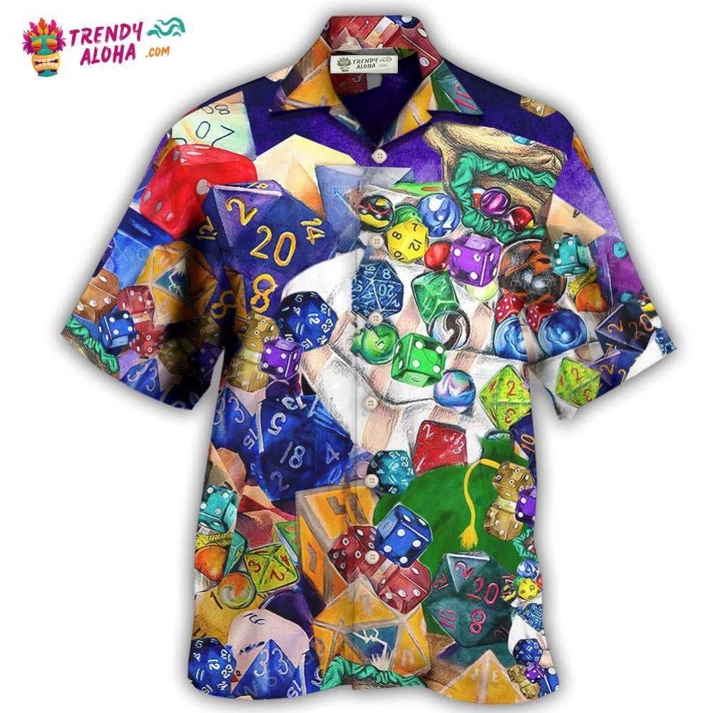 D20 Always Examine The Dice Hawaiian Shirt – Trendy Aloha D20 Always Examine The Dice Hawaiian Shirt – Trendy Aloha