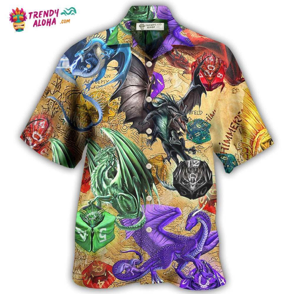 D20 Dragon So Cool Love Life Hawaiian Shirt – Trendy Aloha