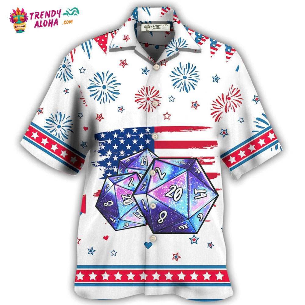 D20 Independence Day Basic Hawaiian Shirt – Trendy Aloha D20 Independence Day Basic Hawaiian Shirt – Trendy Aloha