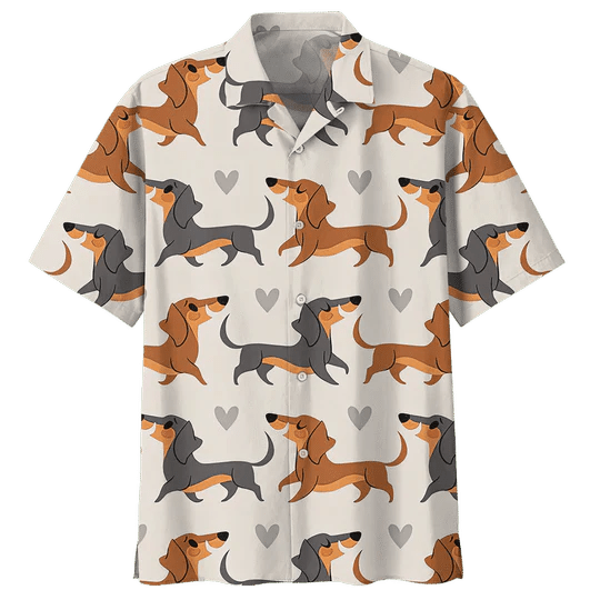 Dachshund Colorful Amazing Trendy Hawaiian Shirt