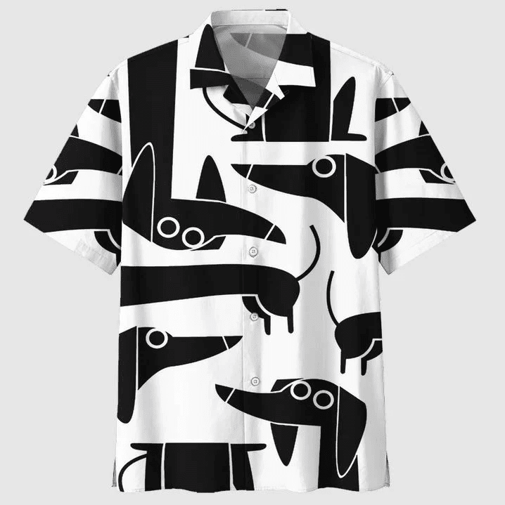Dachshund Funny Trendy Hawaiian Shirt
