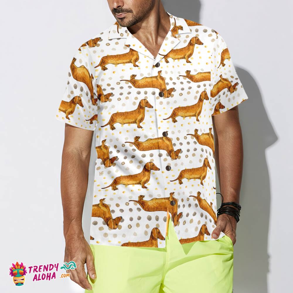 Dachshund Lovers Shirt For Men Hawaiian Shirt