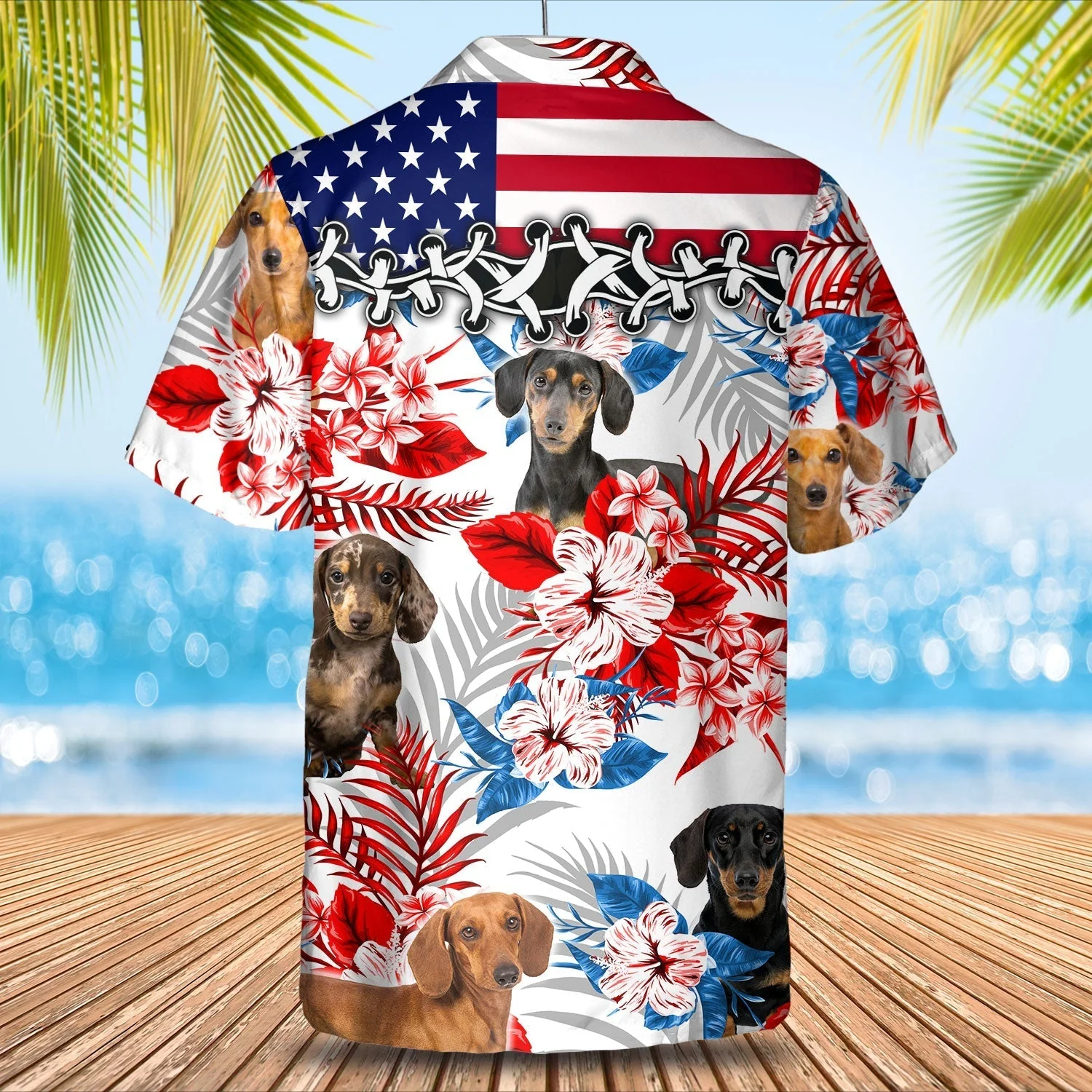 Dachshund Trendy Hawaiian Shirt- Summer Aloha Shirt, Trendy Hawaiian Shirt For Men And Women
