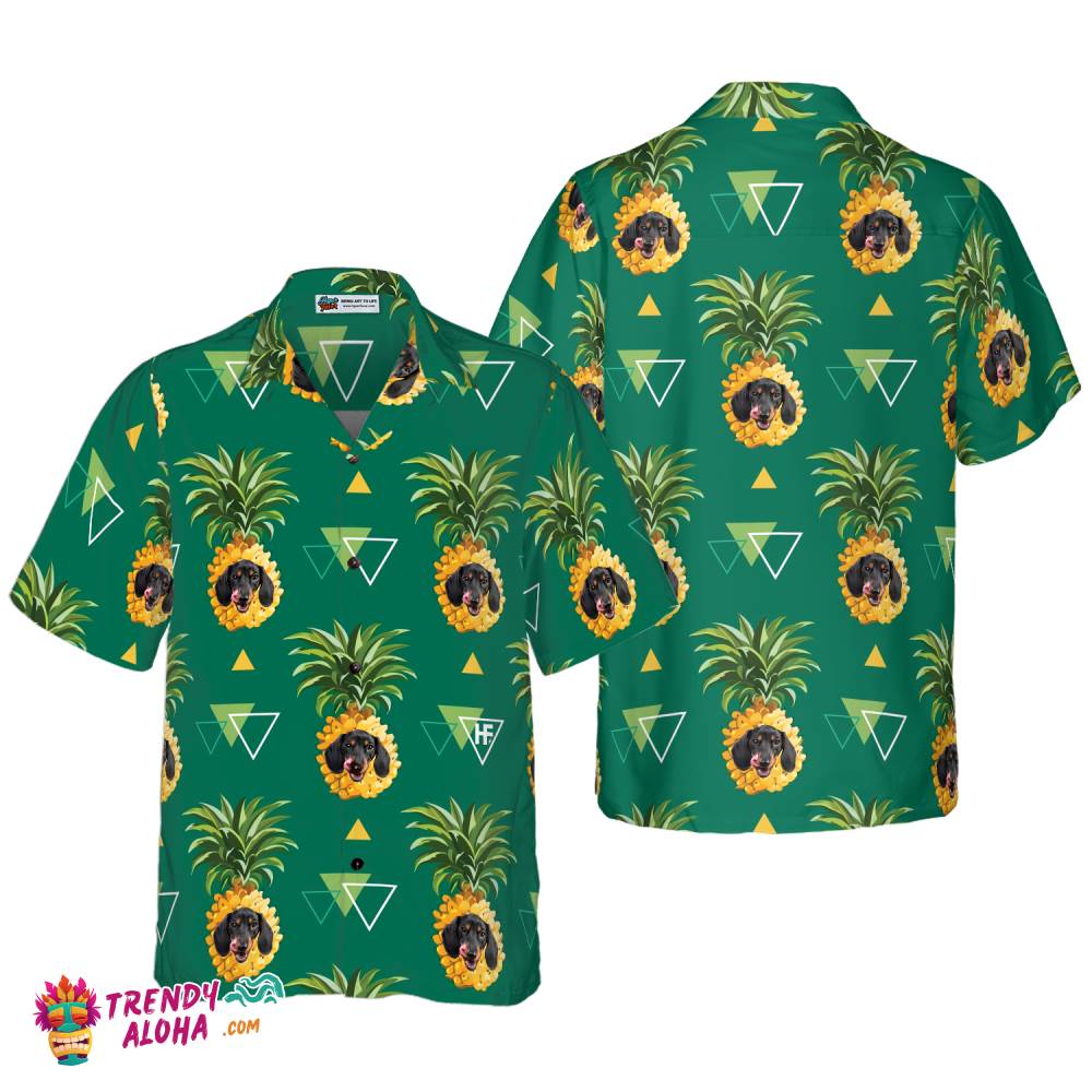 Dachshund Tropical Hawaiian Shirt Dachshund Tropical Hawaiian Shirt