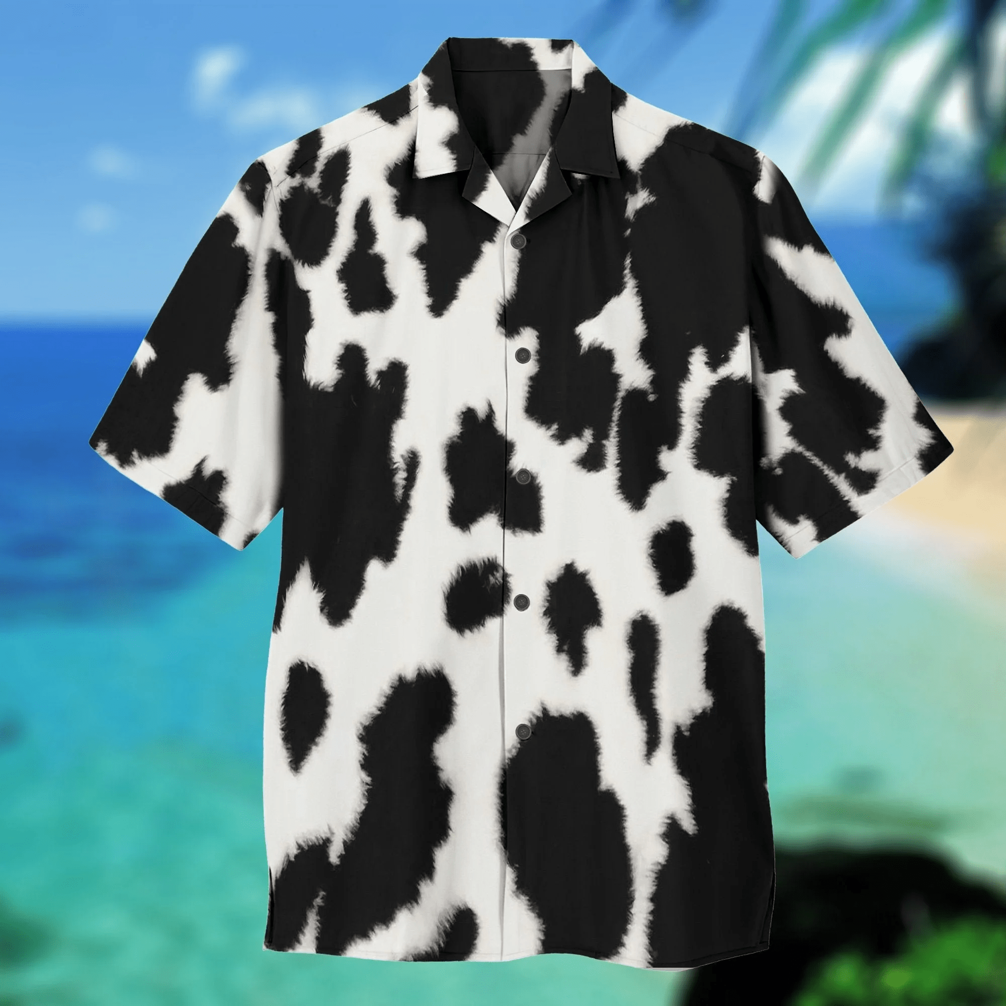 Dairy 3D Cow Hawaiian Shirt for Bovine Lovers