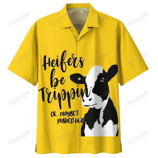 Dairy Cattle Trendy Hawaiian Shirt, Cow Trendy Hawaiian Shirt For Summer Gifts