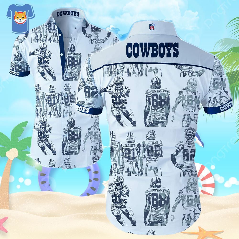 Dallas Cowboys 88 Bryant Hawaiian Shirt Summer Beach Gift