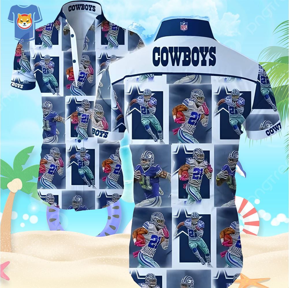 Dallas Cowboys Hawaiian Shirt Beach Summer Gift For Football Fans
