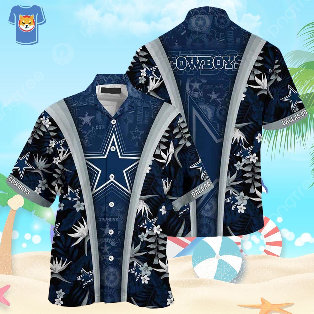 Dallas Cowboys Hawaiian Shirt Beach Summer Gift For Football Fans