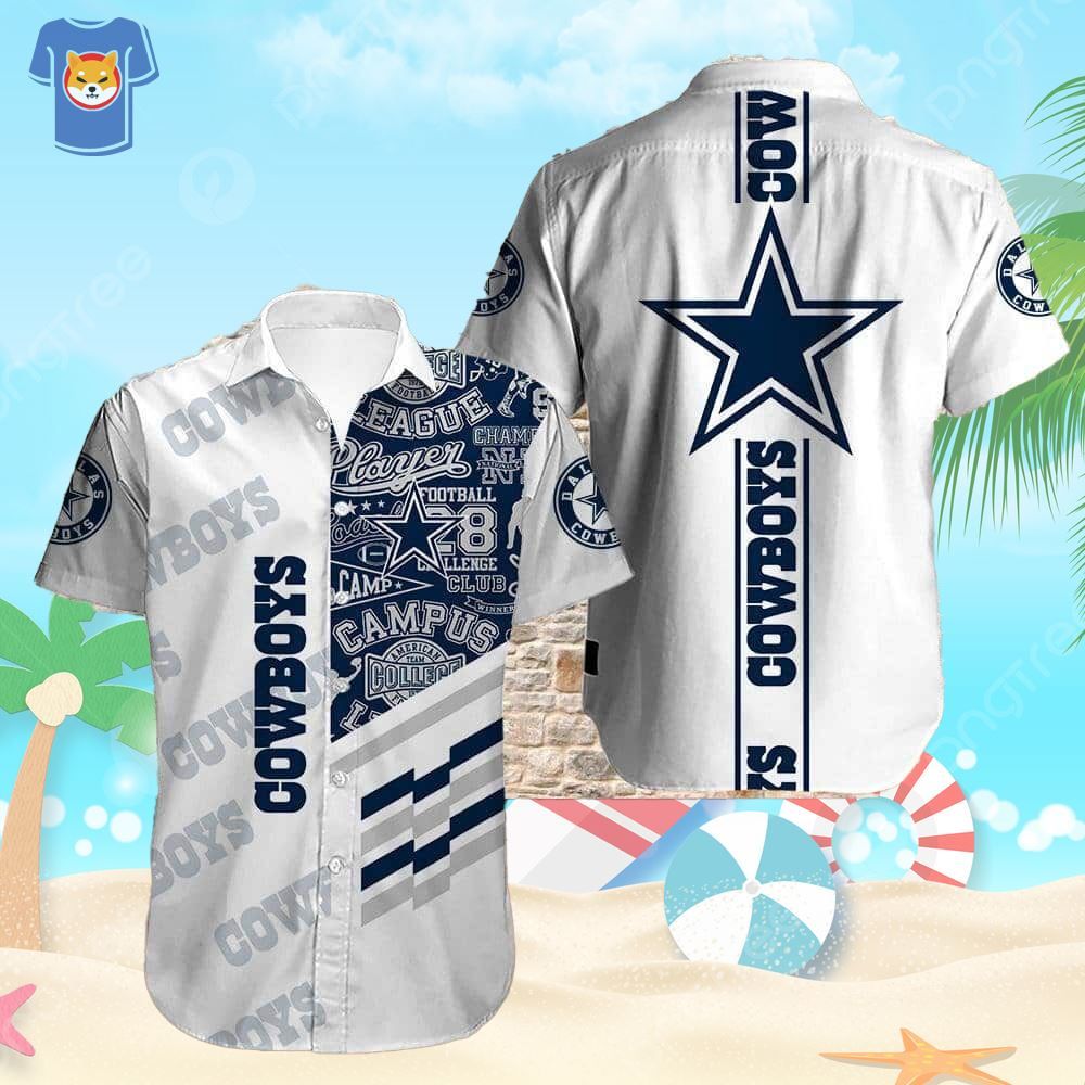 Dallas Cowboys Hawaiian Shirt Sport Gift For Dad