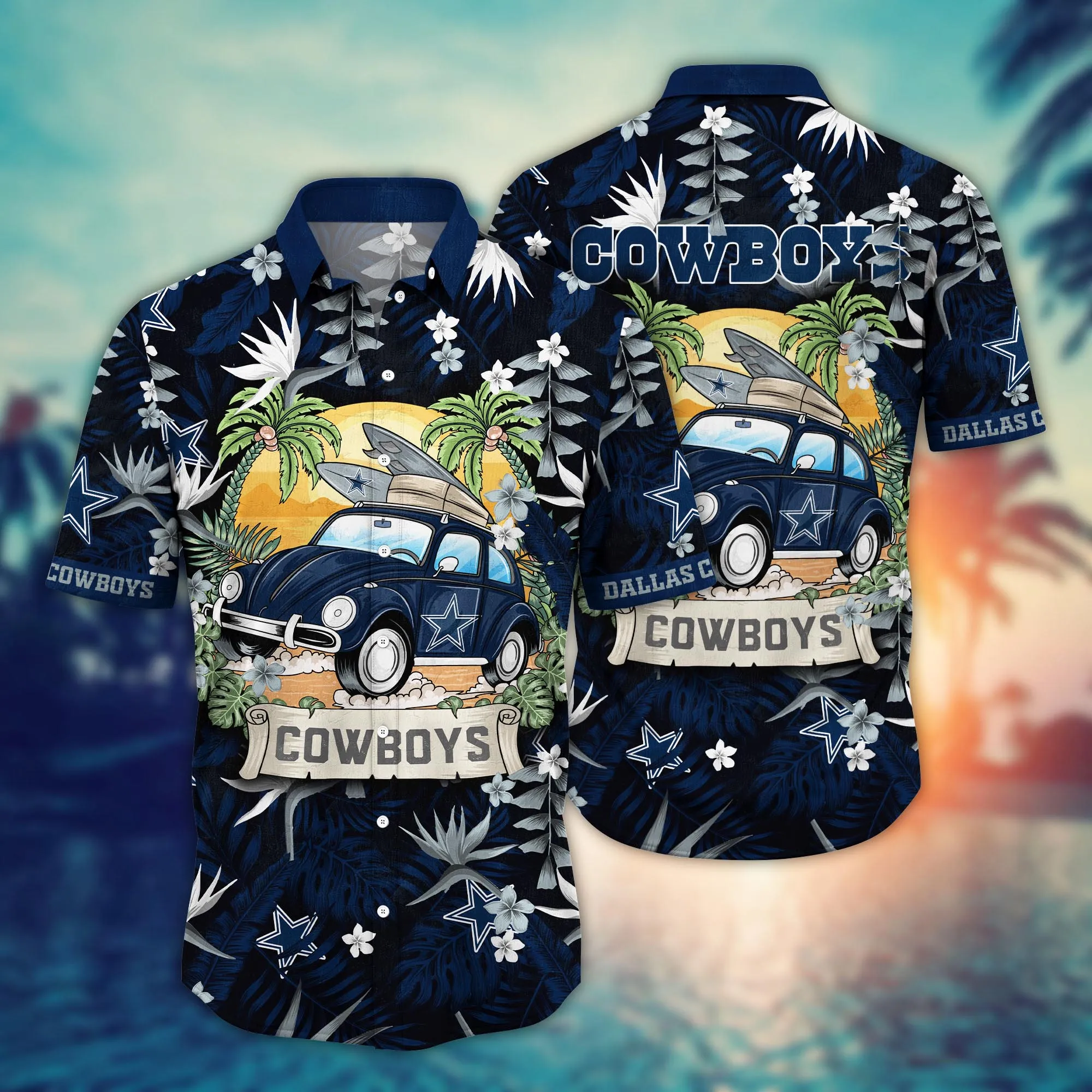 Dallas Cowboys NFL Hawaiian Shirt Beach Seasontime Aloha Shirt