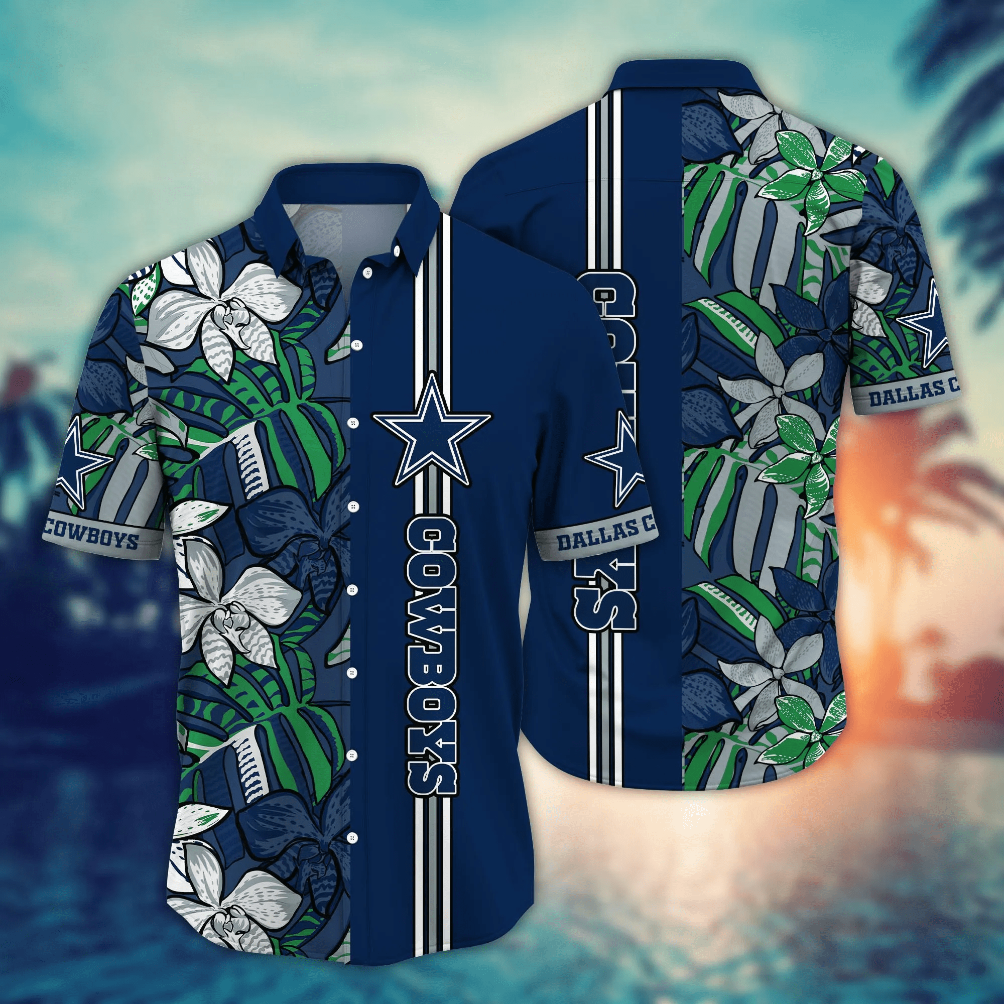 Dallas Cowboys NFL Hawaiian Shirt Break Aloha Shirt