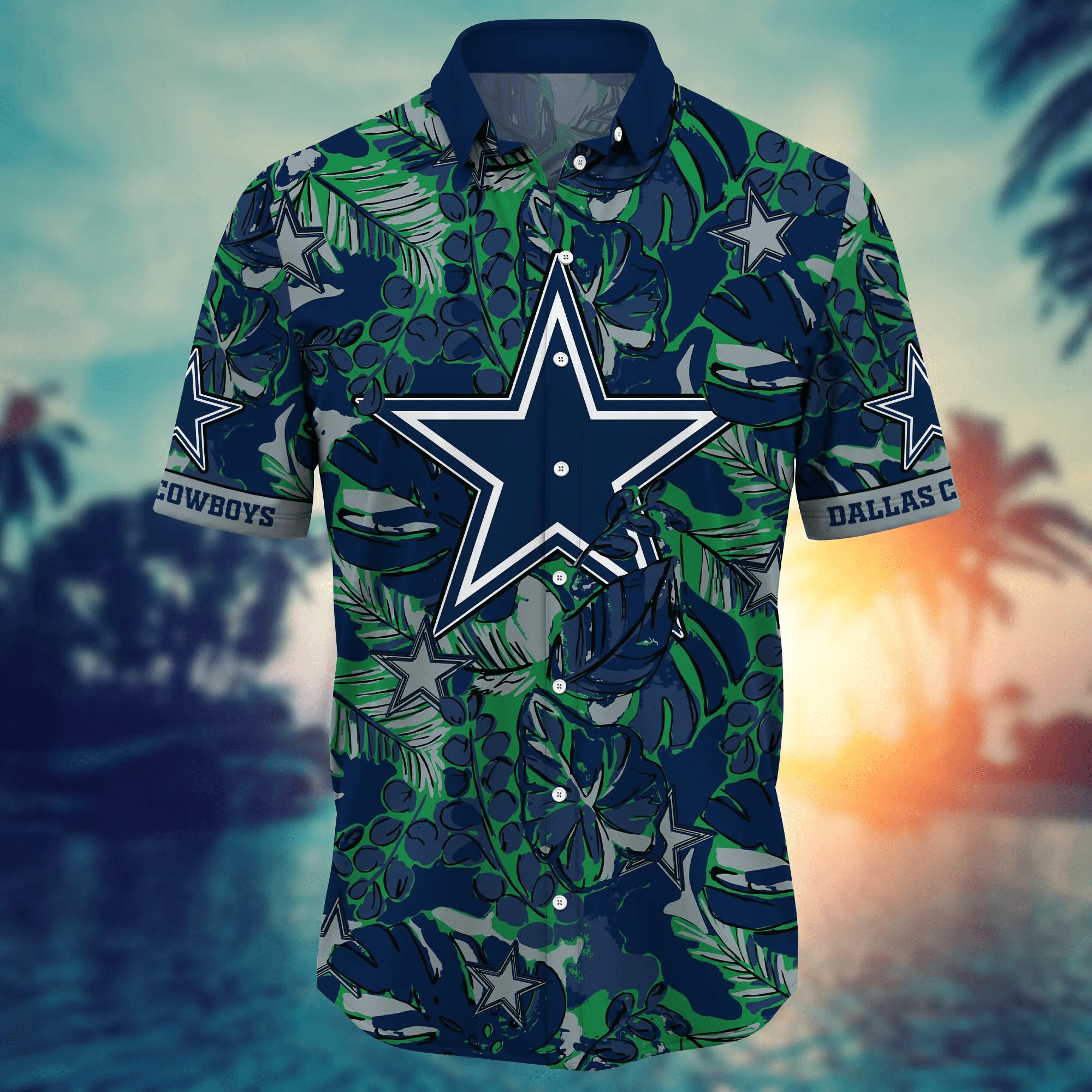 Dallas Cowboys NFL Hawaiian Shirt Fresh Mowed Lawns Aloha Shirt