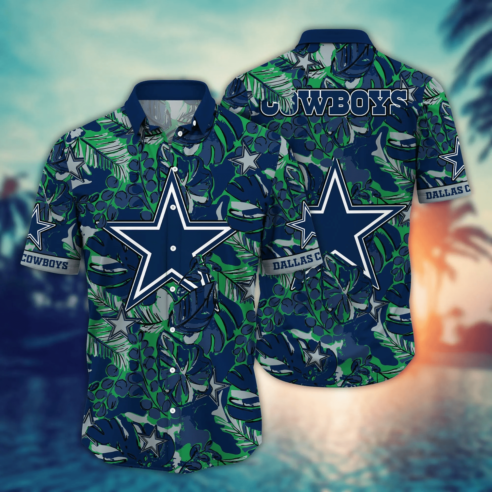 Dallas Cowboys NFL Hawaiian Shirt Fresh Mowed Lawns Aloha Shirt