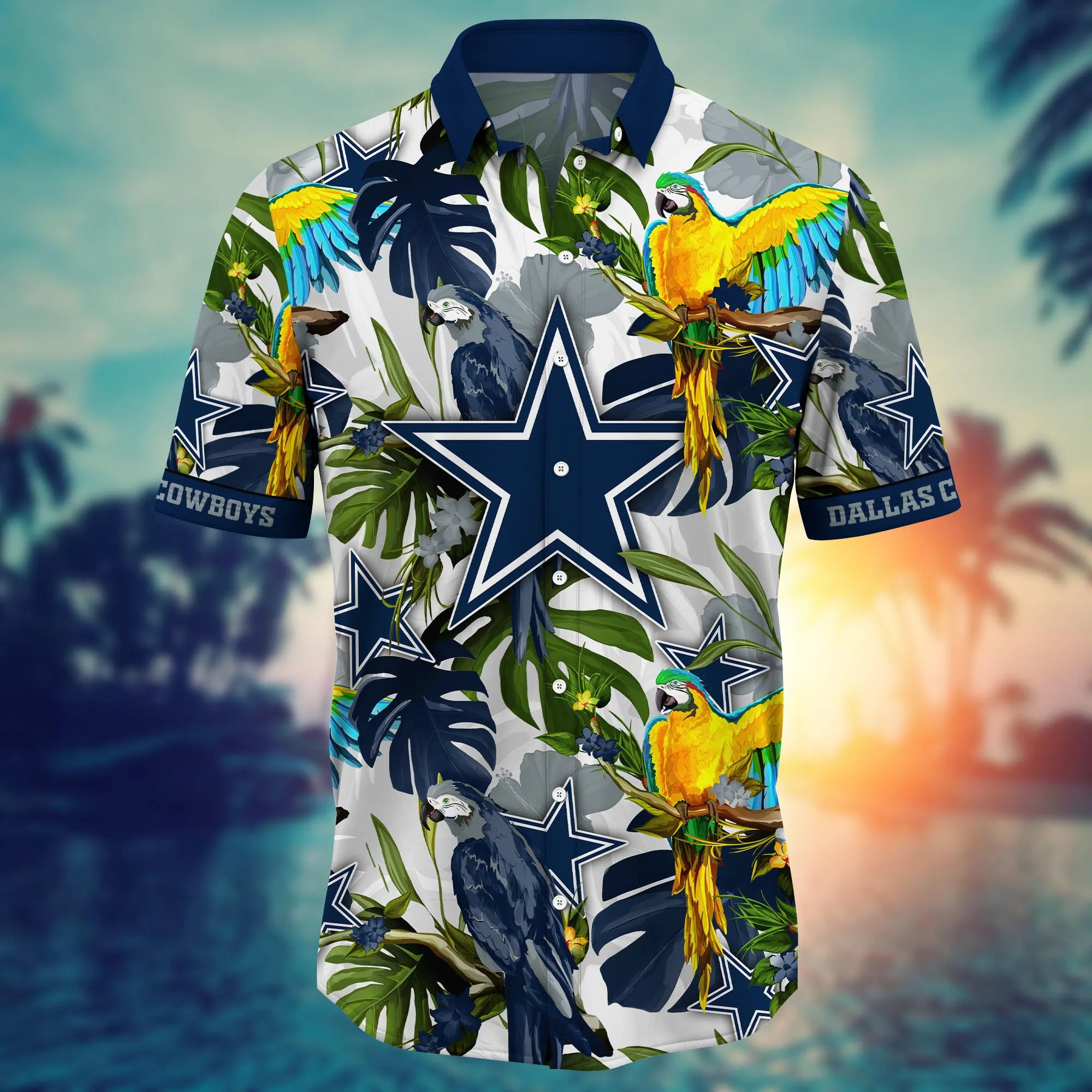 Dallas Cowboys NFL Hawaiian Shirt Midsummertime Aloha Shirt