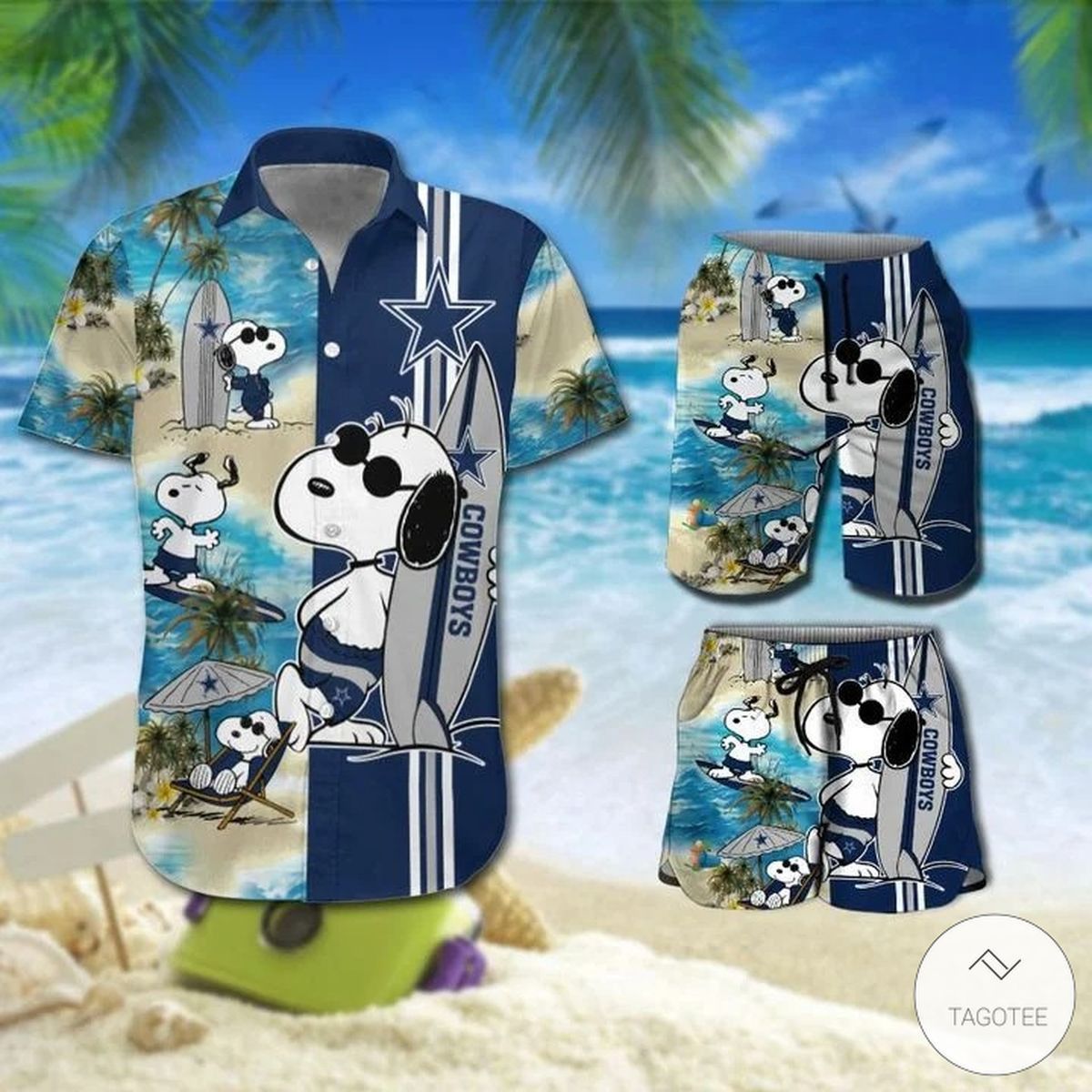 Dallas Cowboys Snoopy Themed Unique Collector’s Hawaiian Shirt