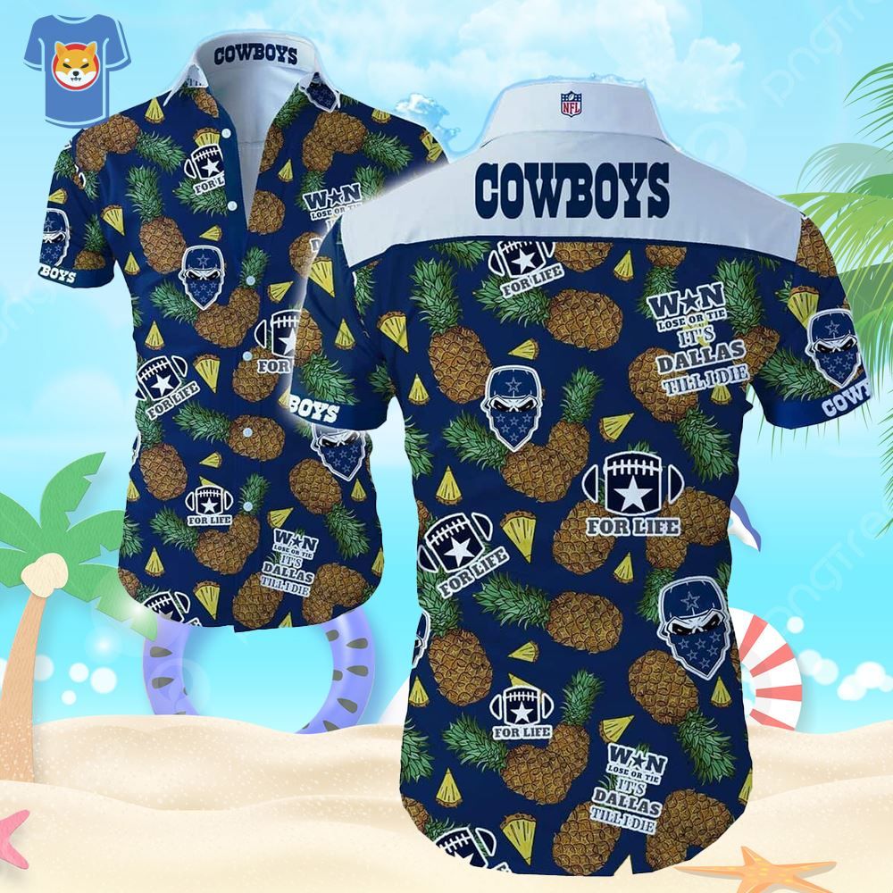 Dallas Cowboys Tropical Attire Ideal for Sunny Beach Days