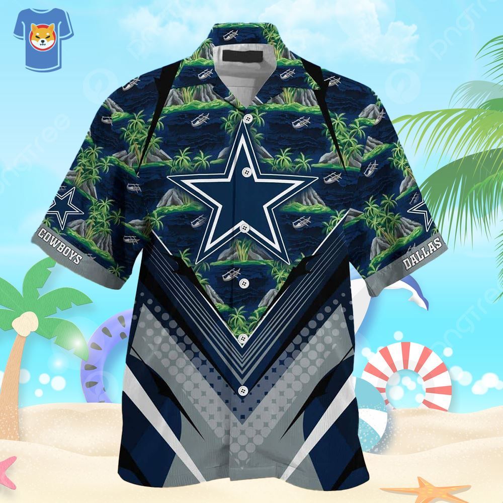 Dallas Cowboys Tropical Attire Ideal Summer Choice for Mates